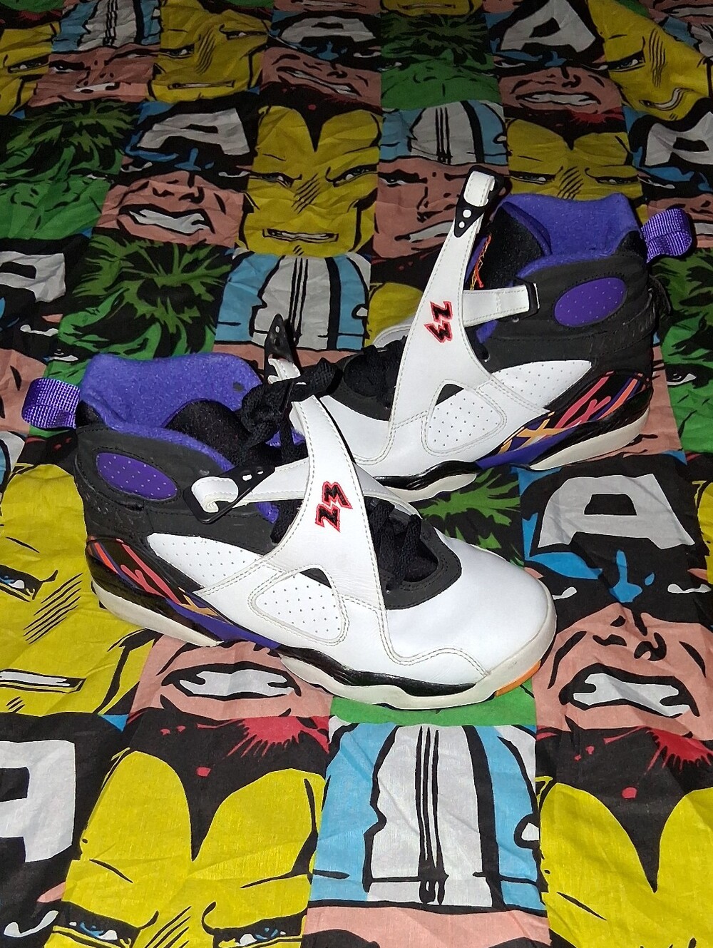 2015 Air Jordan 8 Retro Three Peat Shoes Nike Vintahw